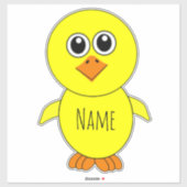 Sticker Cute Chick Thunder_Cove (Feuille)