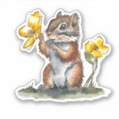 Sticker Cute Chipmunk (Devant)