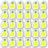 Sticker Cute Citron Fruit Fruit Alimentation Été Plantateu (Devant)