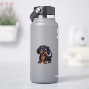 Sticker Cute Dachshund, Aventure Kawaii, Petite