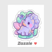 Sticker Cute Dinosaur (Feuille)
