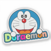 Sticker Cute Doraemon Fanart (Devant)