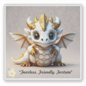 Sticker "Cute Dragon Skull" (Devant)
