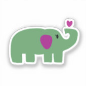 Sticker Cute Elephant (Recto)