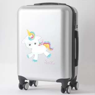 Sticker Cute et licorne magique