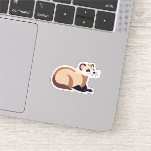 Sticker Cute Ferret
