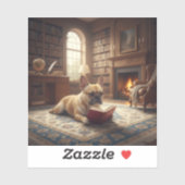 Sticker Cute French Bulldog (Feuille)