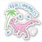 Sticker Cute Gallimimus (Devant)