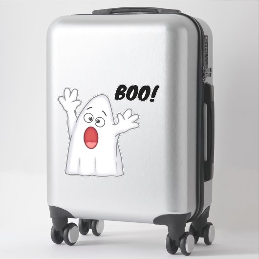 Sticker Cute Ghost et Boo (Sur valise)