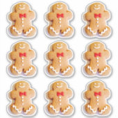 Sticker Cute Gingerbread Cookies 4Lauren (Devant)