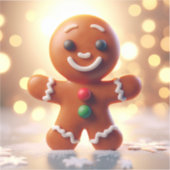 Sticker Cute gingerbread man cookie (Recto)