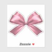 Sticker Cute Girl Rose esthétique Bow (Feuille)