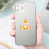 Sticker Cute Gnome de Thanksgiving (Téléphone)