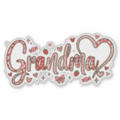 Sticker Cute Grandma  (Devant)