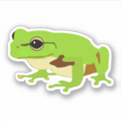 Sticker Cute Green Tree (Devant)