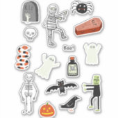 Sticker Cute Halloween (Devant)