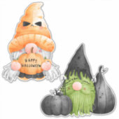 Sticker Cute Halloween Gnome (Devant)