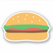 Sticker Cute Hamburger (Devant)