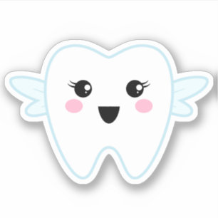 Sticker Cute kawaii fée des dents
