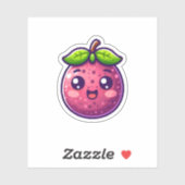 Sticker Cute kawaii fruit de la passion (Feuille)
