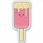 Sticker Cute Kawaii glace crème Lolly (Devant)