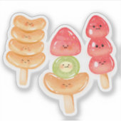 Sticker Cute Kawaii Hand-drawn Tanghulu (Devant)