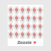 Sticker Cute Kawaii Période Tracker Cycle Menstrual Planne (Feuille)