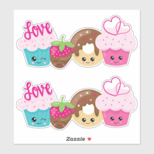 Sticker Cute Kawaii Sweets Valentine