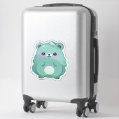 Sticker Cute Kawaii Teddy Bear (Sur valise)