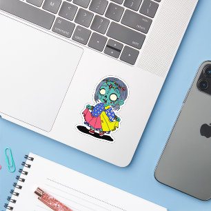 Sticker Cute kényan Zombie