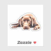Sticker Cute laboratoire de chocolat (Feuille)