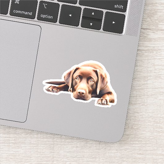 Sticker Cute laboratoire de chocolat (Détail)