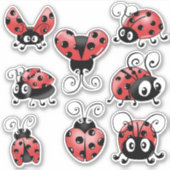 Sticker Cute Ladybug (Devant)