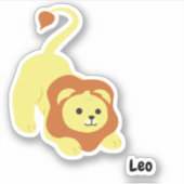 Sticker Cute Leo (Devant)