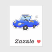 Sticker Cute Little Convertible (Feuille)