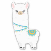 Sticker Cute Llama (Devant)
