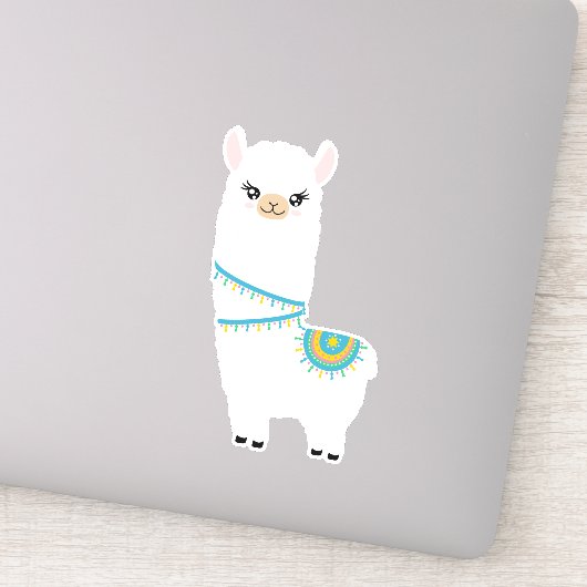 Sticker Cute Llama (Détail)