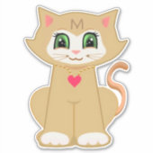 Sticker Cute Melin Kitty Chat (Devant)