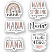 Sticker Cute Nana, Cadeau pour grand-mère, Cadeau grand-mè (Devant)