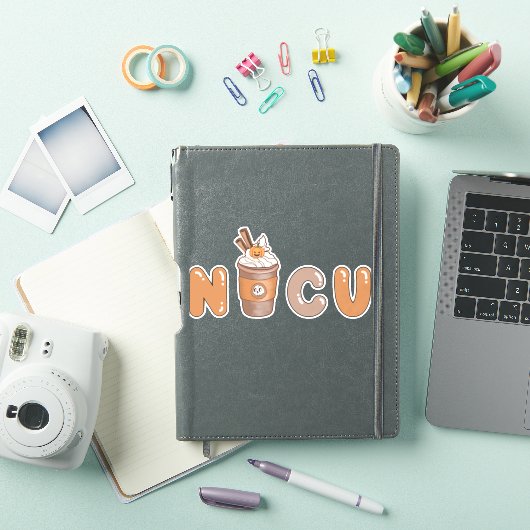 Sticker Cute NICU Café Halloween design (Couverture iPad)