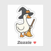 Sticker Cute oie d'Halloween (Feuille)