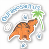 Sticker Cute Ouranosaurus (Devant)