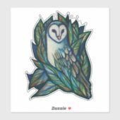 Sticker Cute Owl (Feuille)