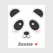 Sticker Cute Panda (Feuille)