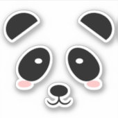 Sticker Cute Panda (Devant)