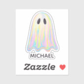 Sticker Cute Pastel Rainbow Ghost | Éffrayant esthétique (Feuille)