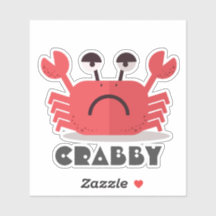 Cute personnalisée et crabe simple