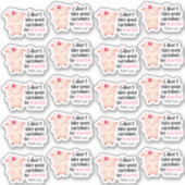 Sticker Cute Pig Pun Drôle Grande Clientèle Petite Entrepr (Devant)