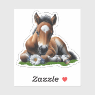 Sticker Cute Pony Fool