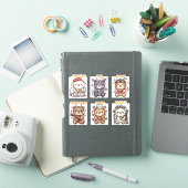 Sticker Cute Positive Bear-6 Designs-vol2 (Couverture iPad)